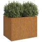 vidaXL Pflanzkübel 62x47x46 cm Cortenstahl vidaXL Pflanzkübel 62x47x46 cm Cortenstahl