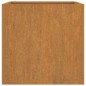vidaXL Pflanzkübel 62x47x46 cm Cortenstahl vidaXL Pflanzkübel 62x47x46 cm Cortenstahl
