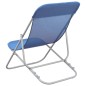 vidaXL Strandstühle 2 Stk. Blau Textilene & Pulverbeschichteter Stahl vidaXL Strandstühle 2 Stk. Blau Textilene & Pulverbeschichteter Stahl