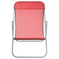 vidaXL Strandstühle 2 Stk. Rot Textilene & Pulverbeschichteter Stahl vidaXL Strandstühle 2 Stk. Rot Textilene & Pulverbeschichteter Stahl