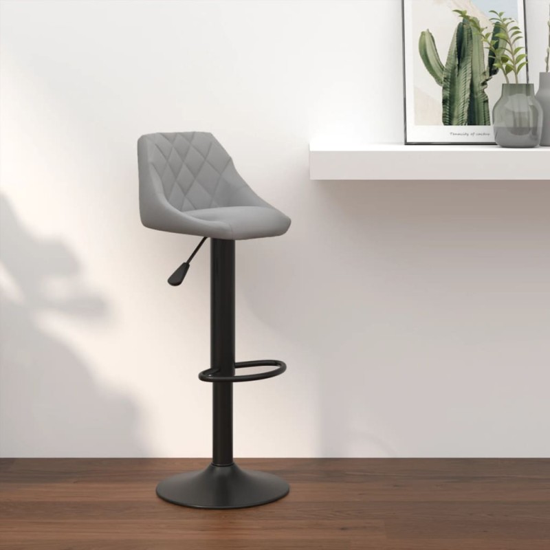Barhocker Hellgrau Samt Barhocker Hellgrau Samt
