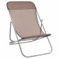 vidaXL Strandstühle 2 Stk. Braun Textilene & Pulverbeschichteter Stahl vidaXL Strandstühle 2 Stk. Braun Textilene & Pulverbeschichteter Stahl