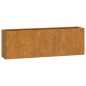 vidaXL Wand-Pflanzkübel 2 Stk. Rostig Cortenstahl 53x10x17 cm vidaXL Wand-Pflanzkübel 2 Stk. Rostig Cortenstahl 53x10x17 cm