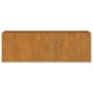 vidaXL Wand-Pflanzkübel 2 Stk. Rostig Cortenstahl 53x10x17 cm vidaXL Wand-Pflanzkübel 2 Stk. Rostig Cortenstahl 53x10x17 cm
