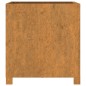 vidaXL Pflanzkübel mit Beinen 2 Stk. Rostig 49x47x50 cm Cortenstahl vidaXL Pflanzkübel mit Beinen 2 Stk. Rostig 49x47x50 cm Cortenstahl