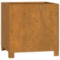 vidaXL Pflanzkübel mit Beinen 2 Stk. Rostig 42x40x43 cm Cortenstahl vidaXL Pflanzkübel mit Beinen 2 Stk. Rostig 42x40x43 cm Cortenstahl