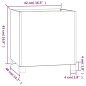 vidaXL Pflanzkübel mit Beinen Rostig 42x40x43 cm Cortenstahl vidaXL Pflanzkübel mit Beinen Rostig 42x40x43 cm Cortenstahl