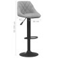 Barhocker Hellgrau Samt Barhocker Hellgrau Samt