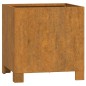 vidaXL Pflanzkübel mit Beinen 2 Stk. Rostig 32x30x33 cm Cortenstahl vidaXL Pflanzkübel mit Beinen 2 Stk. Rostig 32x30x33 cm Cortenstahl