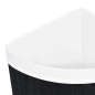 vidaXL Eck-Wäschekorb Bambus Schwarz 60 L vidaXL Eck-Wäschekorb Bambus Schwarz 60 L