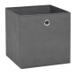 vidaXL Aufbewahrungsboxen 4 Stk. Vliesstoff 28x28x28 cm Grau vidaXL Aufbewahrungsboxen 4 Stk. Vliesstoff 28x28x28 cm Grau