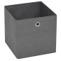 vidaXL Aufbewahrungsboxen 4 Stk. Vliesstoff 28x28x28 cm Grau vidaXL Aufbewahrungsboxen 4 Stk. Vliesstoff 28x28x28 cm Grau