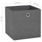 vidaXL Aufbewahrungsboxen 4 Stk. Vliesstoff 28x28x28 cm Grau vidaXL Aufbewahrungsboxen 4 Stk. Vliesstoff 28x28x28 cm Grau