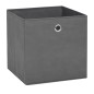 vidaXL Aufbewahrungsboxen 10 Stk. Vliesstoff 28x28x28 cm Grau vidaXL Aufbewahrungsboxen 10 Stk. Vliesstoff 28x28x28 cm Grau