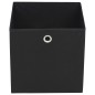 vidaXL Aufbewahrungsboxen 10 Stk. Vliesstoff 28x28x28 cm Schwarz vidaXL Aufbewahrungsboxen 10 Stk. Vliesstoff 28x28x28 cm Schwarz