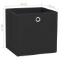 vidaXL Aufbewahrungsboxen 10 Stk. Vliesstoff 28x28x28 cm Schwarz vidaXL Aufbewahrungsboxen 10 Stk. Vliesstoff 28x28x28 cm Schwarz