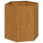 vidaXL Pflanzkübel Rostig 40x40x45 cm Cortenstahl vidaXL Pflanzkübel Rostig 40x40x45 cm Cortenstahl