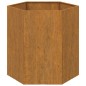 vidaXL Pflanzkübel Rostig 40x40x45 cm Cortenstahl vidaXL Pflanzkübel Rostig 40x40x45 cm Cortenstahl
