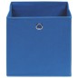 vidaXL Aufbewahrungsboxen 10 Stk. Vliesstoff 28x28x28 cm Blau vidaXL Aufbewahrungsboxen 10 Stk. Vliesstoff 28x28x28 cm Blau