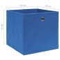 vidaXL Aufbewahrungsboxen 10 Stk. Vliesstoff 28x28x28 cm Blau vidaXL Aufbewahrungsboxen 10 Stk. Vliesstoff 28x28x28 cm Blau