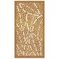 vidaXL Garten-Wanddeko 105x155 cm Cortenstahl Blatt-Design vidaXL Garten-Wanddeko 105x155 cm Cortenstahl Blatt-Design