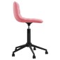 Esszimmerstühle 2 Stk. Drehbar Rosa Samt Esszimmerstühle 2 Stk. Drehbar Rosa Samt