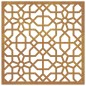 vidaXL Garten-Wanddeko 55x55 cm Cortenstahl Maurisches Design vidaXL Garten-Wanddeko 55x55 cm Cortenstahl Maurisches Design
