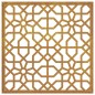 vidaXL Garten-Wanddeko 55x55 cm Cortenstahl Maurisches Design vidaXL Garten-Wanddeko 55x55 cm Cortenstahl Maurisches Design