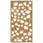 vidaXL Garten-Wanddeko 105x55 cm Cortenstahl Ahornblatt-Design