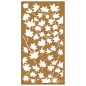 vidaXL Garten-Wanddeko 105x55 cm Cortenstahl Ahornblatt-Design