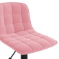 Esszimmerstühle 2 Stk. Drehbar Rosa Samt Esszimmerstühle 2 Stk. Drehbar Rosa Samt