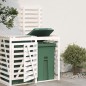 vidaXL Erweiterung für Mülltonnenbox Weiß Massivholz Kiefer vidaXL Erweiterung für Mülltonnenbox Weiß Massivholz Kiefer