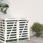 vidaXL Erweiterung für Mülltonnenbox Weiß Massivholz Kiefer vidaXL Erweiterung für Mülltonnenbox Weiß Massivholz Kiefer