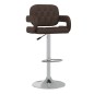 Barhocker 2 Stk. Braun Kunstleder Barhocker 2 Stk. Braun Kunstleder