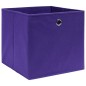 vidaXL Aufbewahrungsboxen 4 Stk. Vliesstoff 28x28x28 cm Lila vidaXL Aufbewahrungsboxen 4 Stk. Vliesstoff 28x28x28 cm Lila