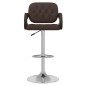 Barhocker 2 Stk. Braun Kunstleder Barhocker 2 Stk. Braun Kunstleder