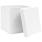 vidaXL Aufbewahrungsboxen mit Deckeln 10 Stk. 28x28x28 cm Weiß vidaXL Aufbewahrungsboxen mit Deckeln 10 Stk. 28x28x28 cm Weiß