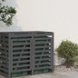 vidaXL Erweiterung für Mülltonnenbox Grau Massivholz Kiefer vidaXL Erweiterung für Mülltonnenbox Grau Massivholz Kiefer