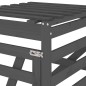 vidaXL Erweiterung für Mülltonnenbox Grau Massivholz Kiefer vidaXL Erweiterung für Mülltonnenbox Grau Massivholz Kiefer