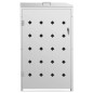 vidaXL Mülltonnenbox für 1 Tonne 240 L Edelstahl vidaXL Mülltonnenbox für 1 Tonne 240 L Edelstahl