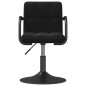 vidaXL Esszimmerstühle 2 Stk. Drehbar Schwarz Samt vidaXL Esszimmerstühle 2 Stk. Drehbar Schwarz Samt