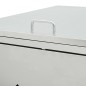 vidaXL Mülltonnenbox für 1 Tonne 240 L Edelstahl vidaXL Mülltonnenbox für 1 Tonne 240 L Edelstahl