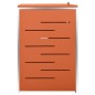 vidaXL Mülltonnenbox für 4 Tonnen 276,5x77,5x115,5 cm Edelstahl vidaXL Mülltonnenbox für 4 Tonnen 276,5x77,5x115,5 cm Edelstahl