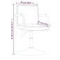 vidaXL Esszimmerstühle 2 Stk. Drehbar Schwarz Samt vidaXL Esszimmerstühle 2 Stk. Drehbar Schwarz Samt