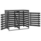 vidaXL Mülltonnenbox für 2 Tonnen 140x75x121 cm Kiefer Massivholz vidaXL Mülltonnenbox für 2 Tonnen 140x75x121 cm Kiefer Massivholz
