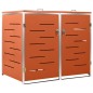 vidaXL Mülltonnenbox für 2 Tonnen 138x77,5x115,5 cm Edelstahl vidaXL Mülltonnenbox für 2 Tonnen 138x77,5x115,5 cm Edelstahl