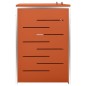 vidaXL Mülltonnenbox für 2 Tonnen 138x77,5x115,5 cm Edelstahl vidaXL Mülltonnenbox für 2 Tonnen 138x77,5x115,5 cm Edelstahl