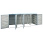 vidaXL Mülltonnenbox für 4 Tonnen 276,5x77,5x115,5 cm Edelstahl vidaXL Mülltonnenbox für 4 Tonnen 276,5x77,5x115,5 cm Edelstahl