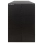 vidaXL Mülltonnenbox für 4 Tonnen Schwarz 274x80x117 cm Poly Rattan vidaXL Mülltonnenbox für 4 Tonnen Schwarz 274x80x117 cm Poly Rattan