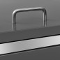 vidaXL Mülltonnenbox für 3 Tonnen 207x77,5x115 cm Edelstahl vidaXL Mülltonnenbox für 3 Tonnen 207x77,5x115 cm Edelstahl